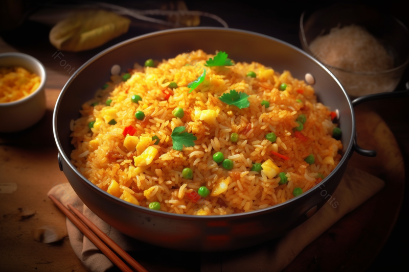 金灿灿香喷喷的炒饭川味快餐美食实拍摄影图,高清,摄影图,摄影图片,图片大全,摄影图免费下载